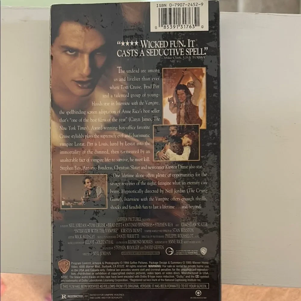 Interview with the Vampire VHS Tape